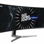 Samsung Odyssey G9 C49RG90SSR - QLED monitor - curved - 49" (48.8" viewable) - 5120 x 1440 Dual Quad HD @ 120 Hz - VA - 1000 cd/m² - 3000:1-4 ms