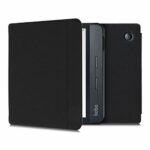 kwmobile Case Compatible with Kobo Libra H2O Case - Cover for eReader with Magnetic Closure - Black