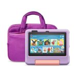 Fire 7 Kids tablet (16 GB, Purple) + NuPro Zipper Sleeve (Purple/Pink)
