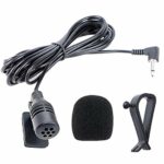 NewTH 3.5mm Microphone HD Voice Assembly Mic for Kenwood Sony Boss Corehan Power Acoustik JVC Jensen Alpine Car Vehicle Head Unit Bluetooth Enabl
