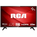 RCA 32 Inch 720P TV, Freeview HD Dolby Digital Audio Television, DVB T2/S2 HD LED Backlighting Display TV, HDMI USB Earphone Output Media Player