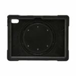 KUIDAMOS Tablet Cover, Easy Installation 3 Layer Cutouts Silicone Hard PC Tablet Case Anti Impact For Protection (Black)
