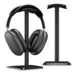 Alyvisun Headphones Stand [Weighted Base & Taller Height] Headset Holder Stand, Universal Headset Desk Hook for All Gaming Headset/Desktop Earpho