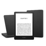Kindle Paperwhite Signature Edition Essentials Bundle including Kindle Paperwhite Signature Edition - Wifi, Without Ads, Amazon Leather Cover, an