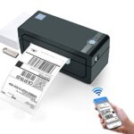 JADENS Bluetooth Thermal Label Printer, 4x6 Shipping Label Printer, Compatible with Android&iPhone and Windows, Widely Used for Hermes, Royal Mai