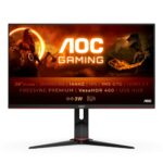 AOC Gaming U28G2XU2 - 28 INch 4K UHD Monitor, 144Hz, HDMI 2.1, IPS, 1ms GTG, HDR400, FreeSync Premium, Height Adjust (3840 x 2160 @ 144Hz, 370 cd