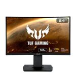 ASUS TUF Gaming VG24VQR Curved Gaming Monitor â€“ 23.6 inch Full HD (1920 x 1080), 165Hz, Extreme Low Motion Blur, FreeSync Premium, 1ms (MPRT),