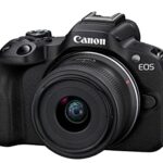 Canon EOS R50 + RF-S 18-45mm F4.5-6.3 IS STM + RF-S 55-210mm F5-7.1 IS STM – Mirrorless camera for shooting stills and videos with an ultra-compa