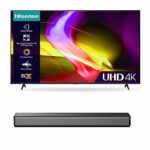 Hisense 4K UHD TV E6K and HS214 with Built-in subwoofer, Dolby Audio