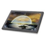 fannay HD Tablet, UK Plug 100‑240 V 3 Card Slots Octa Core CPU Office Tablet for Travel (Blue)