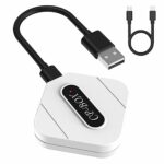 SPGUARD 2023 Upgrade Carplay Wireless Adapter, Wireless Carplay Adapter Dongle for iPhone, Carplay Adapter Bluetooth 5.8GHz WiFi, Wireless CarPla