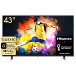 Hisense 43E7HQ Hisense QLED Smart TV 109 cm (43 Inch) TV (4K, HDR10, HDR10+ decoding, HLG, Dolby Vision, DTS Virtual, 60Hz Panel, Bluetooth, Alex