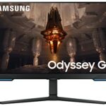 Samsung Odyssey G7 LS32BG700EUXXU 32" 4K UHD IPS Smart Gaming Monitor with Speakers - 3840x2160, HDMI 2.1, 144Hz, 1ms, Full Smart Platform, USB H