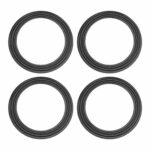 sourcing map 8 Inch Speaker Cloth Edge Surround Rings Replacement Kit for Speaker Repair or DIY 4pcs