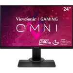 ViewSonic OMNI XG2431 24 Inch 1080p 0.5ms 240Hz Gaming Monitor with AMD FreeSync Premium, Advanced Ergonomics, Eye Care, HDMI and DisplayPort for