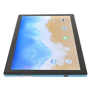 WINH HD Tablet, 8GB RAM 256GB ROM 10 Inch 4G LTE 7000mAh Dual Camera Blue Desktop Tablet for Home (UK Plug)