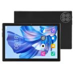 fannay 10 Inch Tablet Octa Core Dual Speakers UK Plug 100-240V Tablet Computer 4GLTE 5G WiFi for Office (Black)