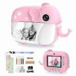 TIATUA Kids Camera Instant Print,Digital Camera for Kids with 20MP Dual Lens & 32G SD Card,No Ink Instant Camera & Video Camera,Photo Paper & Fun