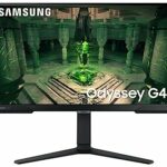 Samsung Odyssey G4B Gaming Monitor LS27BG400EU 27 Inch IPS Panel Full HD Resolution AMD FreeSync Premium G-Sync Compatible 1ms Response Time 240H