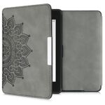 kwmobile Cover Compatible with Amazon Kindle Paperwhite Cover - eReader Case - Rising Sun Grey