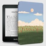 JNSHZ Cover Compatible Kindle Paperwhite5 Cover For Ebook Reader Covers Released 11Th Gen 2021 Smart Accessories Pu Leather Kindle Cover - (Blue