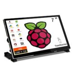 WIMAXIT Raspberry Pi 4 Touch Screen, 7 Inch Portable Raspberry Pi IPS Screen 1024X600IPS with Tempered Glass HDMI USB Monitor for Raspberry Pi 4