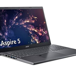 Acer Aspire 5 A515-57G 15.6 Inch Laptop - (Intel Core i5-1235U, 16GB, 512GB SSD, NVIDIA GeForce MX550, Full HD Display, Windows 11, Iron)