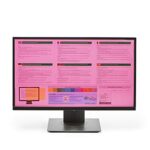 Crossbow Education: Monitor Overlay 21.5inch widecreen - Magenta