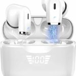 Ddidbi Wireless Earbuds, Bluetooth 5.3 Headphones in ear, Stereo Earphones with HD Mic, Wireless in ear Earbuds with LED Display, Premium Sound 4