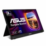 ASUS ZenScreen 15.6” 1080P Portable Monitor (MB16ACV) - Full HD, IPS, Eye Care, Flicker Free, Blue Light Filter, Kickstand, USB-C Power Delivery,