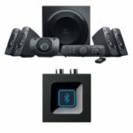 Logitech Z906 5.1 Surround Sound Speaker System, THX, Dolby & DTS Certified, 1000 Watts Peak Power,PC/PS4/Xbox/Music Player/TV/Smartphone/Tablet