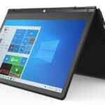 GeoFlex 110 Convertible Laptop and Tablet 11.6-inch HD Touchscreen Windows 10 Intel Celeron 4GB RAM, black