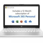 HP Stream Laptop PC 11-ak0028sa - Intel Celeron N4120 Processor - 4 GB RAM - 64 GB eMMC - 11 inch HD 16:9 Display - Windows 11 Home - Diamond Whi