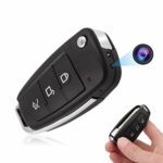 Jiyibidi 1080P Mini Car Key Spy Camera, Portable Small Body Hidden Camera Multi-Functional Video Recorder Pocket Security Camera with Motion Dete