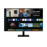 Samsung M5 Monitor S27BM500EU, 27 Inch, VA Panel, Screen with Speakers, Full HD Resolution, Refresh Rate 60 Hz, 3-Sided Almost Frameless Design,