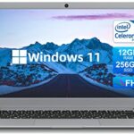 jumper 14 Inch Laptop, Windows 11 12GB RAM 256GB SSD Laptops, 1920x1080 Pixels Ultrabook, Intel Celeron Processor Computer（up to 2.4ghz）, Laptops