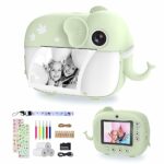 TIATUA Kids Camera Instant Print,Digital Camera for Kids with 20MP Dual Lens & 32G SD Card,No Ink Instant Camera & Video Camera,Photo Paper & Fun
