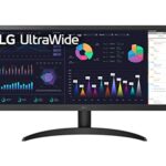 LG Electronics UltraWide Monitor 26WQ500, 26 inch, 1080p, 75Hz, 1ms MBR, IPS Display, HDR 10, AMD FreeSync, Energy Saving, HDMI, Anti Glare, Tilt