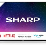 SHARP 4T-C42CJ2EF2NB 42-Inch 4K UHD HDR Smart LED TV - Stunning Picture Quality, Immersive Harman-Kardon Sound, 3x HDMI, 3x USB, HD TUNER DVB