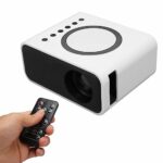 Mini Projector, Full HD 1080P Portable Projector Home Theater Movie Projector with Remote Control Compatible with IOS/Android Phone/Tablet/Laptop