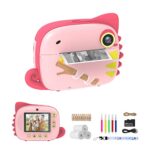 TIATUA Kids Camera Instant Print,Digital Camera for Kids with 20MP Dual Lens & 32G SD Card,No Ink Instant Camera & Video Camera,Photo Paper & Fun