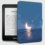 JNSHZ Cover Compatible Kindle Paperwhite5 Cover For Ebook Reader Covers Released 11Th Gen 2021 Smart Accessories Pu Leather Kindle Cover - (Blue