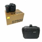 KamKorda Camera Bag + D7500 DSLR Camera Body, 20.9MP DX-Format CMOS Sensor, EXPEED 5 Image Processor, 4K UHD Video, 3.2" Tilting Touchscreen LCD