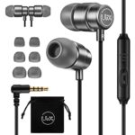 UliX RIDER Wired Earbuds In-Ear Headphones, Earphones with Microphone, 5 Years Warranty, with Anti-Tangle, Reinforced Cable, 48 Ω Driver Bass, Ea