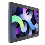 Aeun 5G WiFi Tablet, 4GB RAM 64GB ROM 100-240V 10.1 Inch Tablet USB Type C Port with Earphones for Android 12 for Learning (UK Plug)