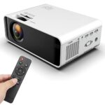 Portable LED HD Projector, Mini Home Theater, Diffuse Imaging, Suitable for AV, KTV Equipment, Equipment, etc. (UK Plug)