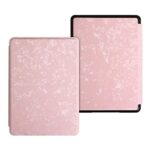 XYFCJK Paperwhite 1 2 3 Case For Kindle - (6Th 7Th Gen) 2013 2015 Smart Floral Cover, Slimshell Pu Leather Anti-Drop Waterproof Case For Dp75Sd,