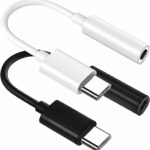 USB C Type C to 3.5mm Headphone Earphone Jack Adapter Aux Audio Adaptor For Samsung Galaxy S22 Ultra S23 S20 S21+ Ultra Note20 A80 Huawei P30 Pro