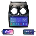 Ossuret Android 10 Car Radio fits for Nissan Qashqai J10 (2006-2013), 2+32GB GPS Navigation with Bluetooth USB SD Steering Wheel Control Wifi 4G