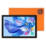 KUIDAMOS Smart Tablet, Tablet Computer Portable UK Plug 100‑240V for Office (Orange)